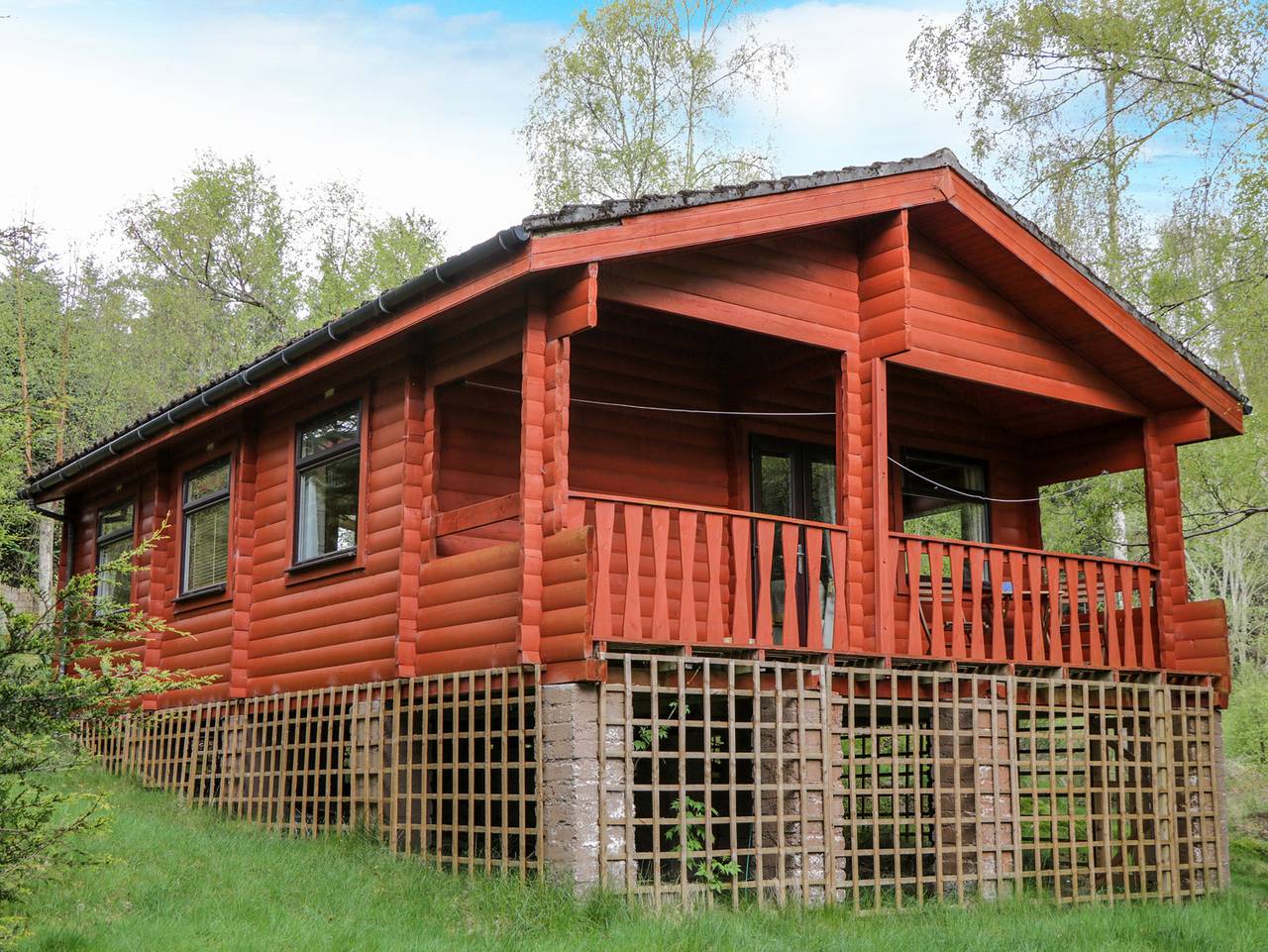 Blokhut voor 4 personen met tuin in Strathpeffer, Highlands