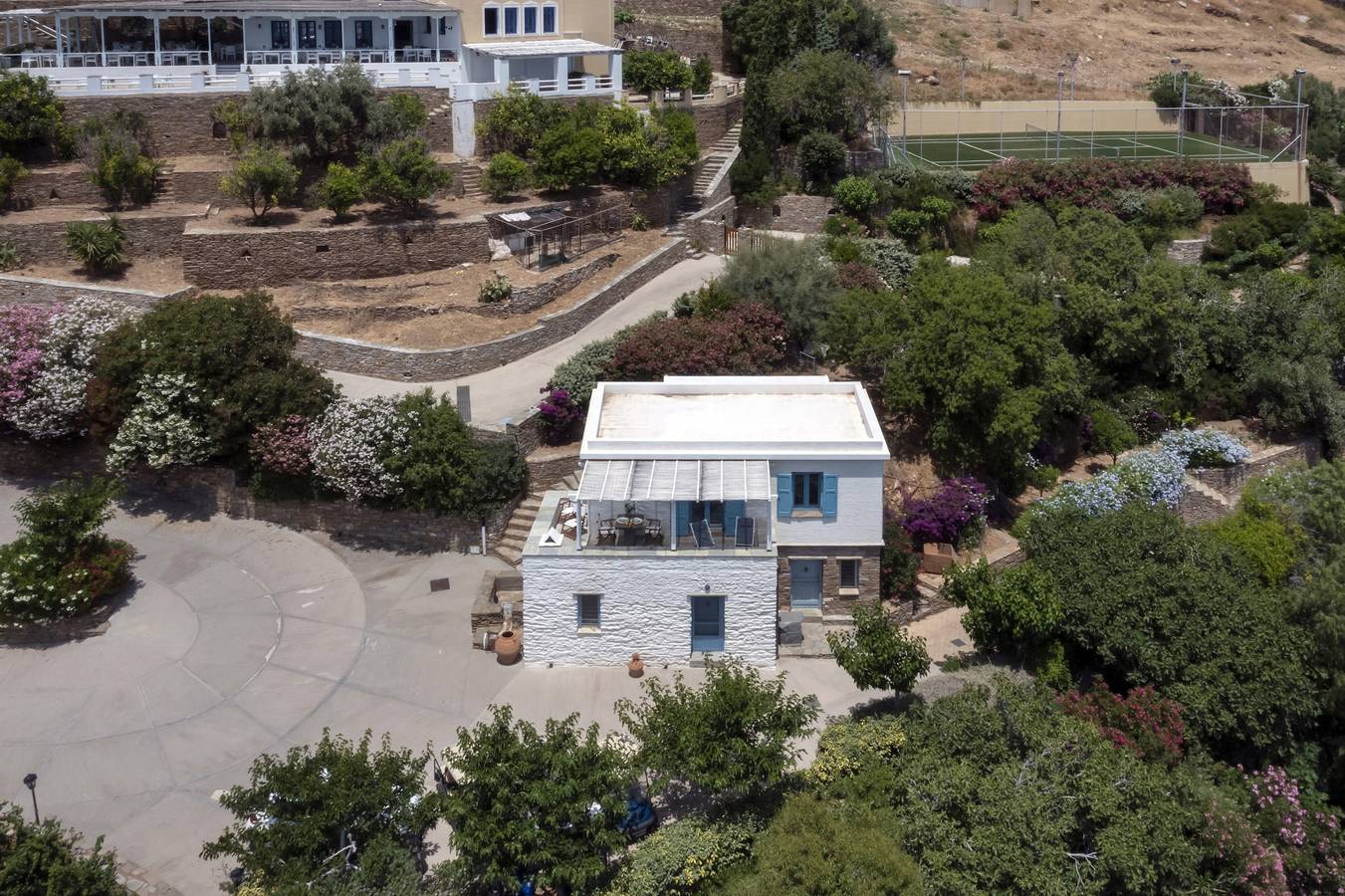 The White Villa in Andros