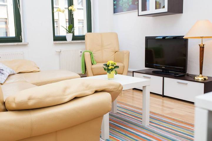 Ferienwohnung für 4 Personen, mit Balkon in Leipzig
