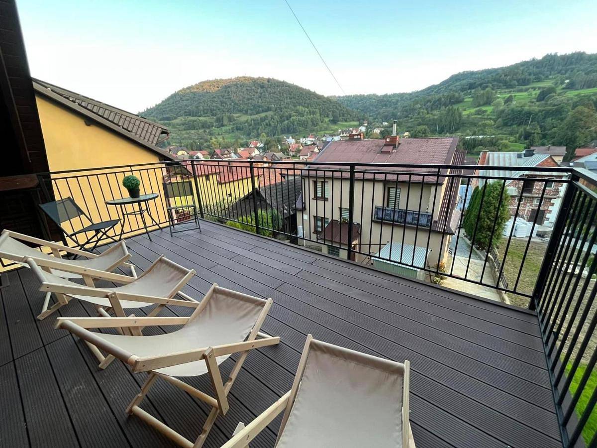 Domki Pienińskie Tarasy in Szczawnica, Karpaty (Polska)