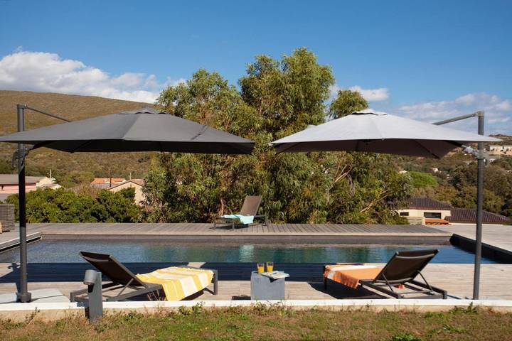 Location de vacances pour 11 personnes, avec piscine ainsi que jardin et vue, animaux acceptés à Sisco - 4