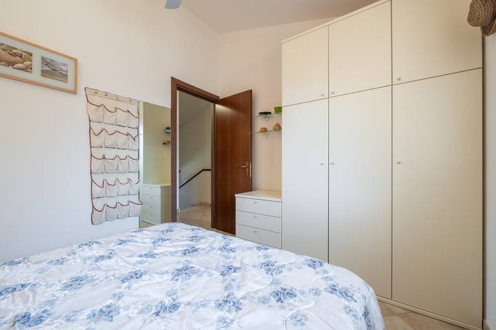 Ferienhaus 'Sole E Mare' mit privater Terrasse, privatem Garten und Klimaanlage in Porto Pino, Sant'Anna Arresi
