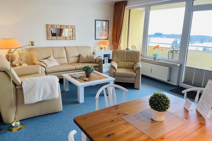 Apartamento entero, Apartamento en el Alto Harz (Hotel panorámico, WLAN en el apartamento) in Hohegeiß, Harzvorland
