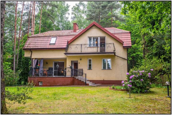 Dom dla 10 osób, z Balkon i Taras oraz Ogród i Widok w Śniardwy