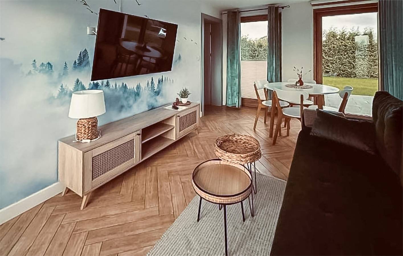 Ganze Ferienwohnung, Ferienwohnung für 6 Personen mit Terrasse in Nowęcin, Polnische Ostsee