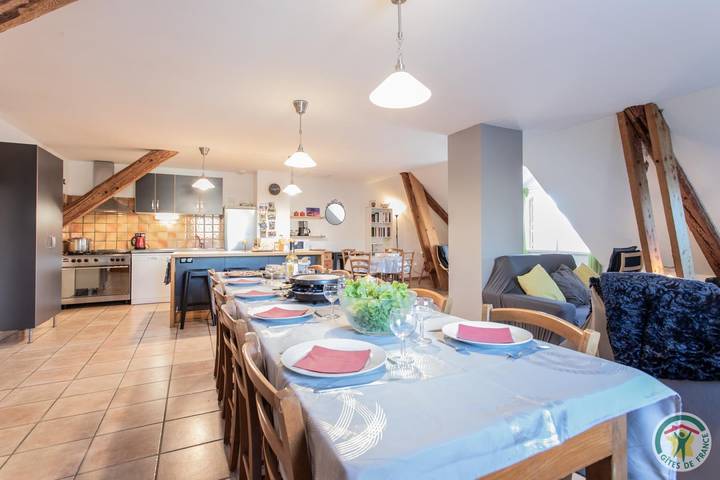Gîte für 11 Personen, mit Terrasse