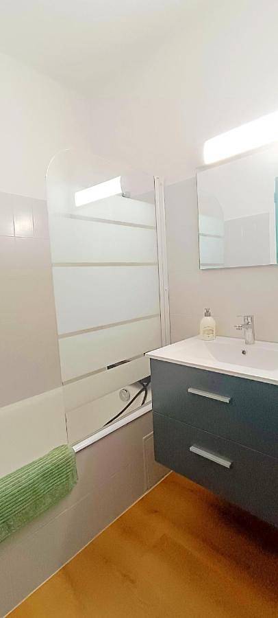 Gîte pour 3 personnes, avec vue et balcon ainsi que piscine et vue sur le lac à Prunières - 4