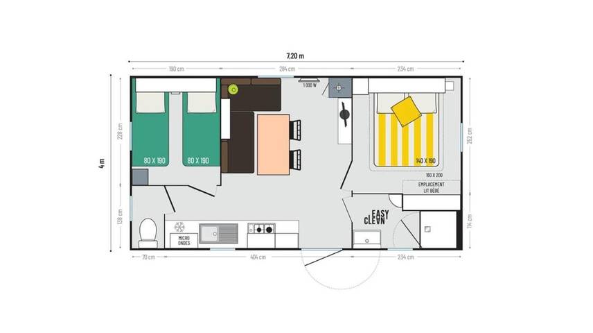 Location de vacances pour 6 personnes, avec bassin pour enfant ainsi que jardin et piscine à Saint-Just - 2