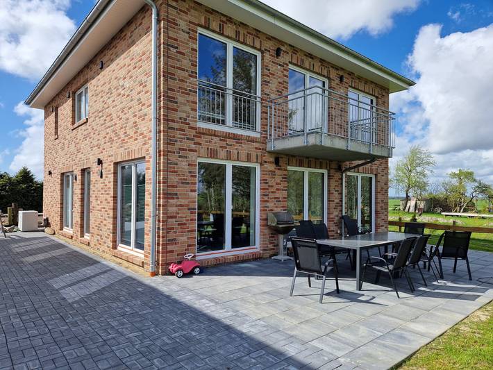 Maison de vacances pour 28 personnes, avec balcon et jardin, animaux acceptés en Mer du Nord