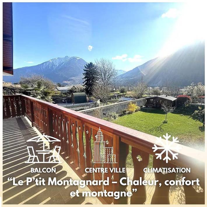 Gîte pour 6 personnes, avec vue et balcon dans La Chambre