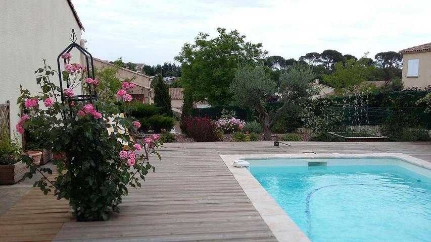 Casa de vacaciones para 6 personas, con balcón y piscina - 1