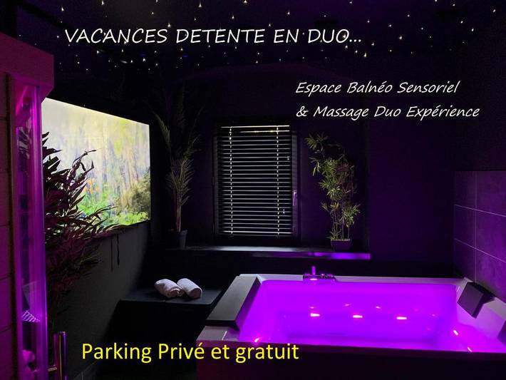 Hôtel pour 2 personnes, avec Jacuzzi ainsi que Terrasse et Sauna à Cran-Gevrier