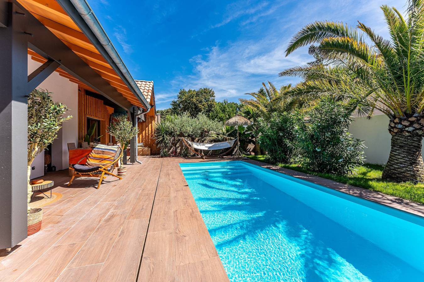 Villa 'Avec Piscine La Teste De Buch' com piscina privada, terraço privado e Wi-Fi in La Teste-de-Buch, Arcachon (Região)