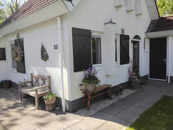 Ferienhaus für 6 Personen, mit Terrasse und Garten sowie Ausblick