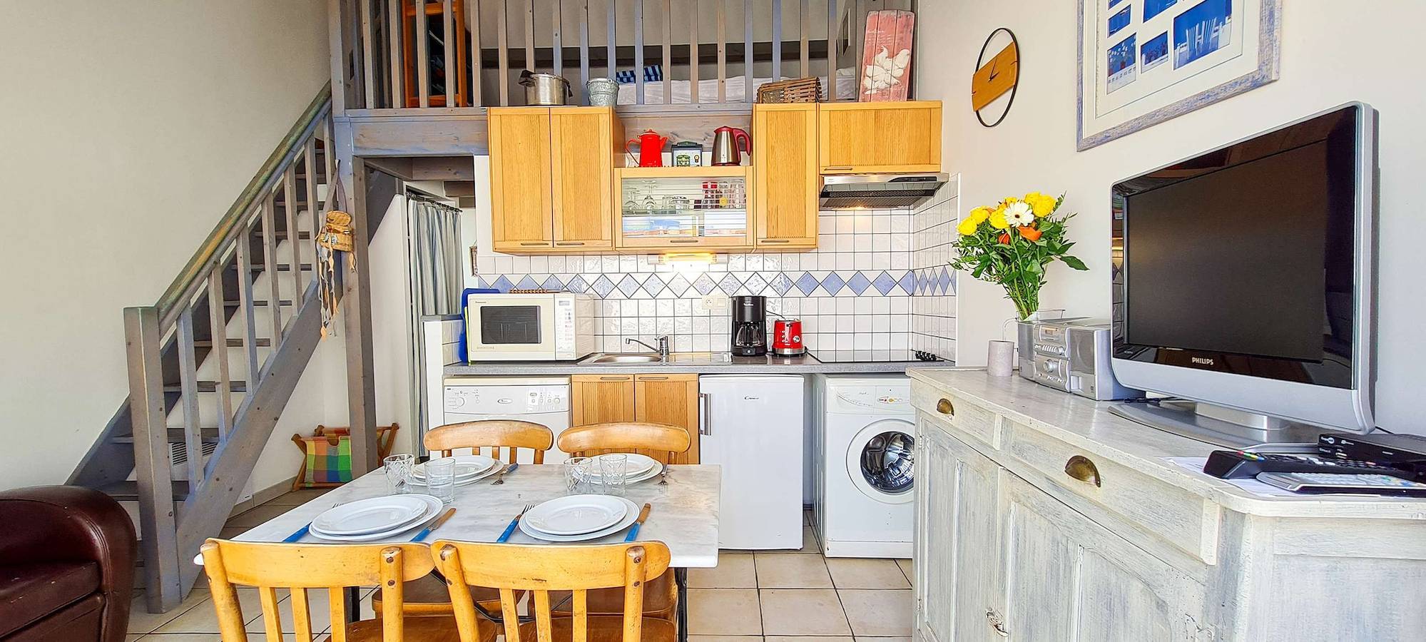 Ganze Ferienwohnung, Charming seaside house with garden - parking in La Couarde-sur-Mer, Ile de Re