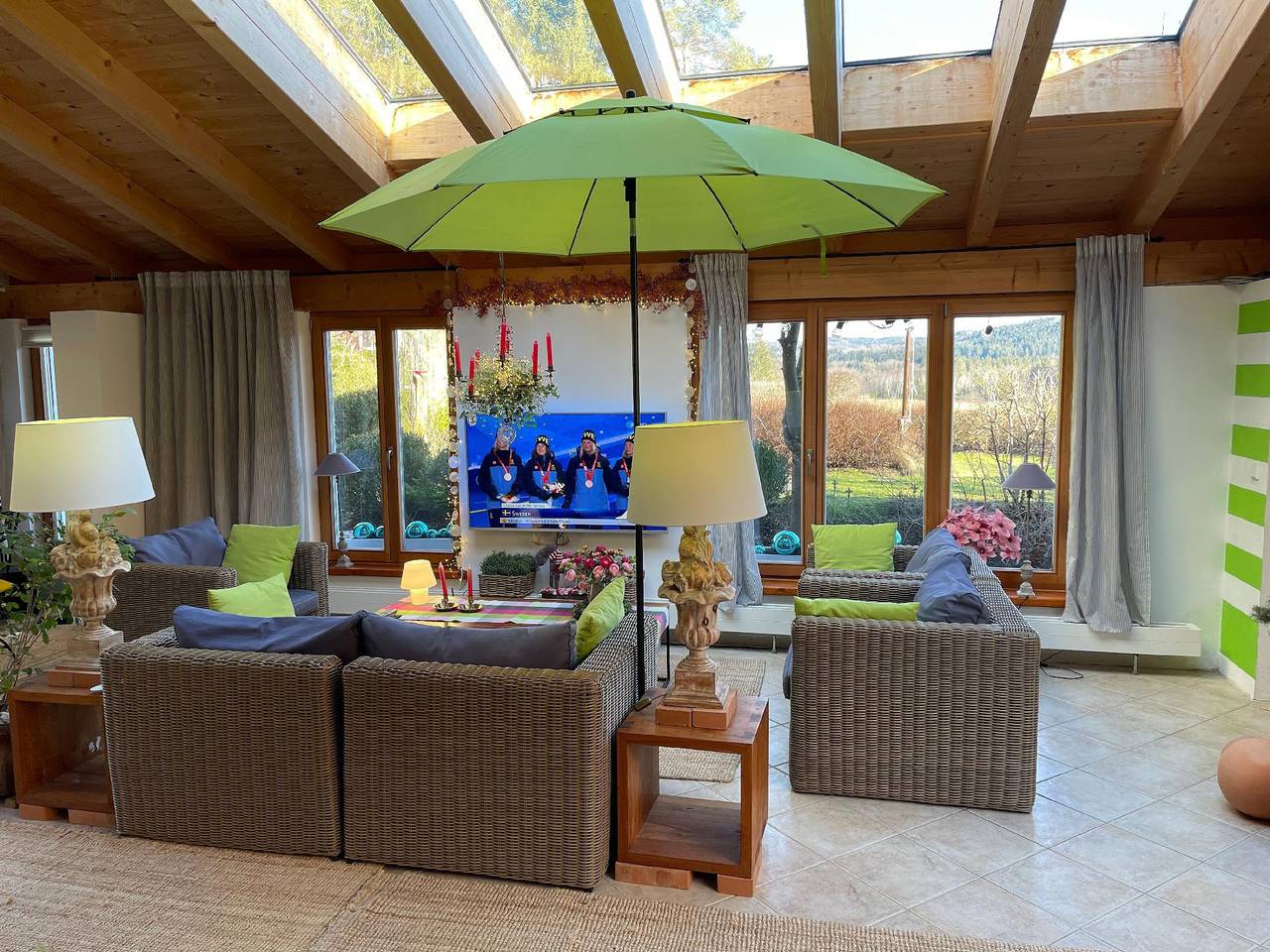 Ferienhaus für 2 Personen mit Terrasse in Dietramszell, Tölzer Land