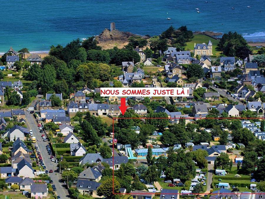 La Touesse Camping - Bungalow toilé 4 personnes - Bali 21m² - 2 chambres in Saint-Lunaire, Région de Saint-Malo