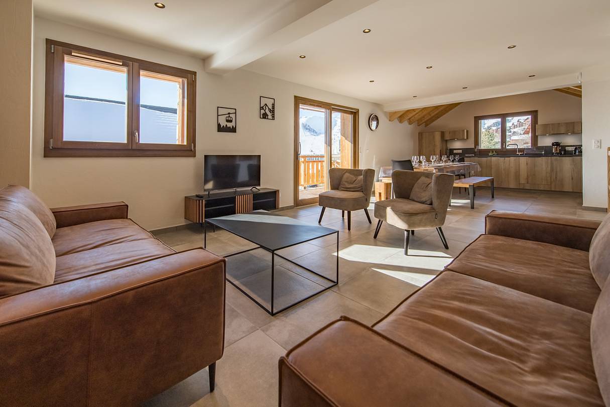 Appartement De Vacances pour 10 Personnes dans La Toussuire, Fontcouverte-la-Toussuire