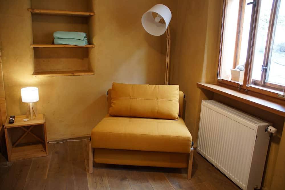 Ganze Wohnung, Studio Eg - lehmgeputztes Superior Studio, barrierefrei, Garten, Sauna in Greiz, Region Greiz