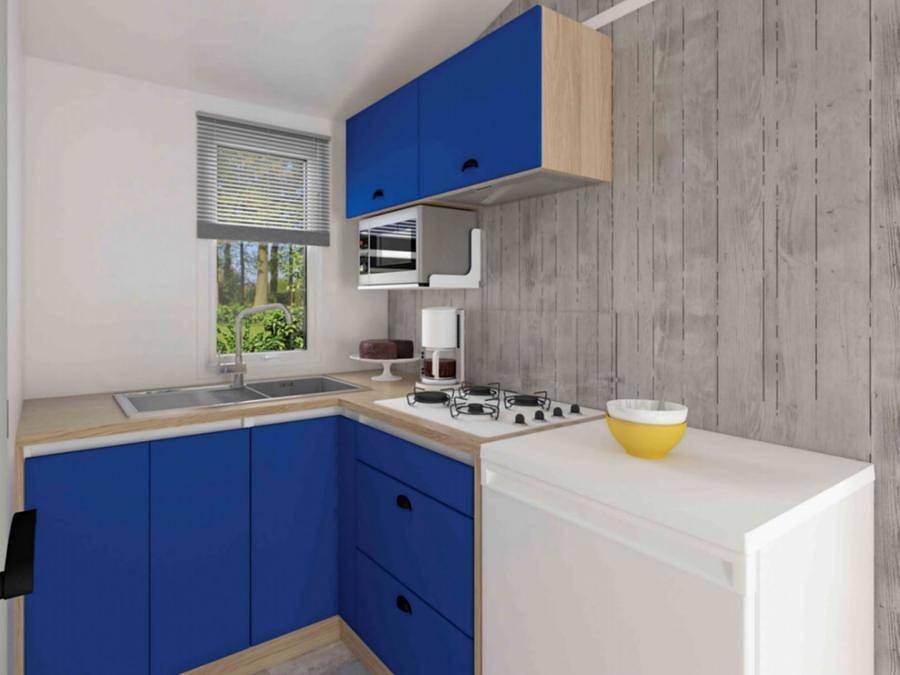 Camping Paradis Domaine Oyat - Mobilhome 2 personnes - Ibiza in Le Fenouiller, Vallée de la Loire