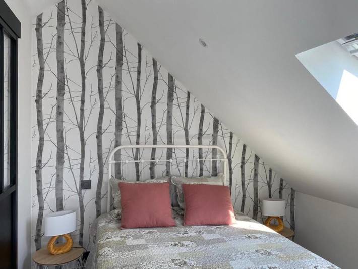 Gästezimmer 'La Châtre - Sartilly Baie Bocage - Chambre Randonneur' mit Terrasse, Garten und Wlan in Sartilly-Baie-Bocage, Côte de la Déroute