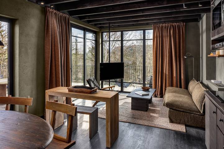 Chalet für 4 Personen, mit Balkon/Terrasse und Terrasse sowie Sauna in Belgien - 2