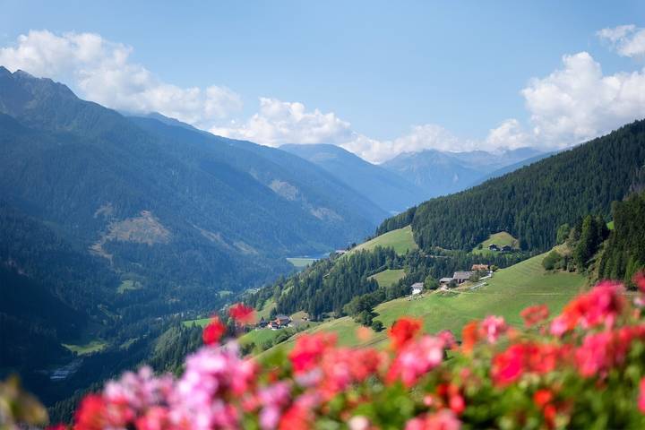 Bauernhaus „Ferienwohnung Pendlhof“ mit Bergblick, Gemeinschaftsgarten und Wlan in St. Pankraz, Ortleralpen