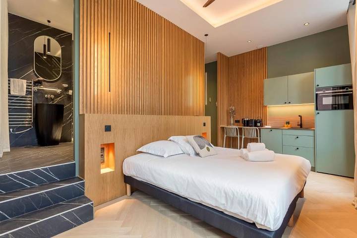 Hôtel pour 2 personnes, avec sauna et jacuzzi dans Théâtre de la Croix Rousse