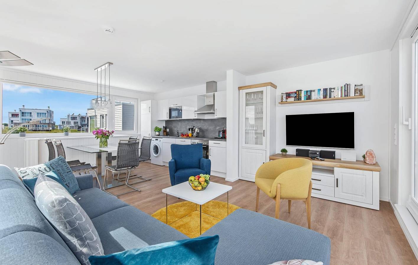 Apartment mit Meerblick, Terrasse und Parkplatz, 1000m zum Strand in Olpenitz, Kappeln