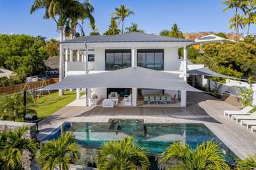 Villa pour 10 personnes, avec piscine ainsi que jardin et vue dans Saint-Gilles les Bains