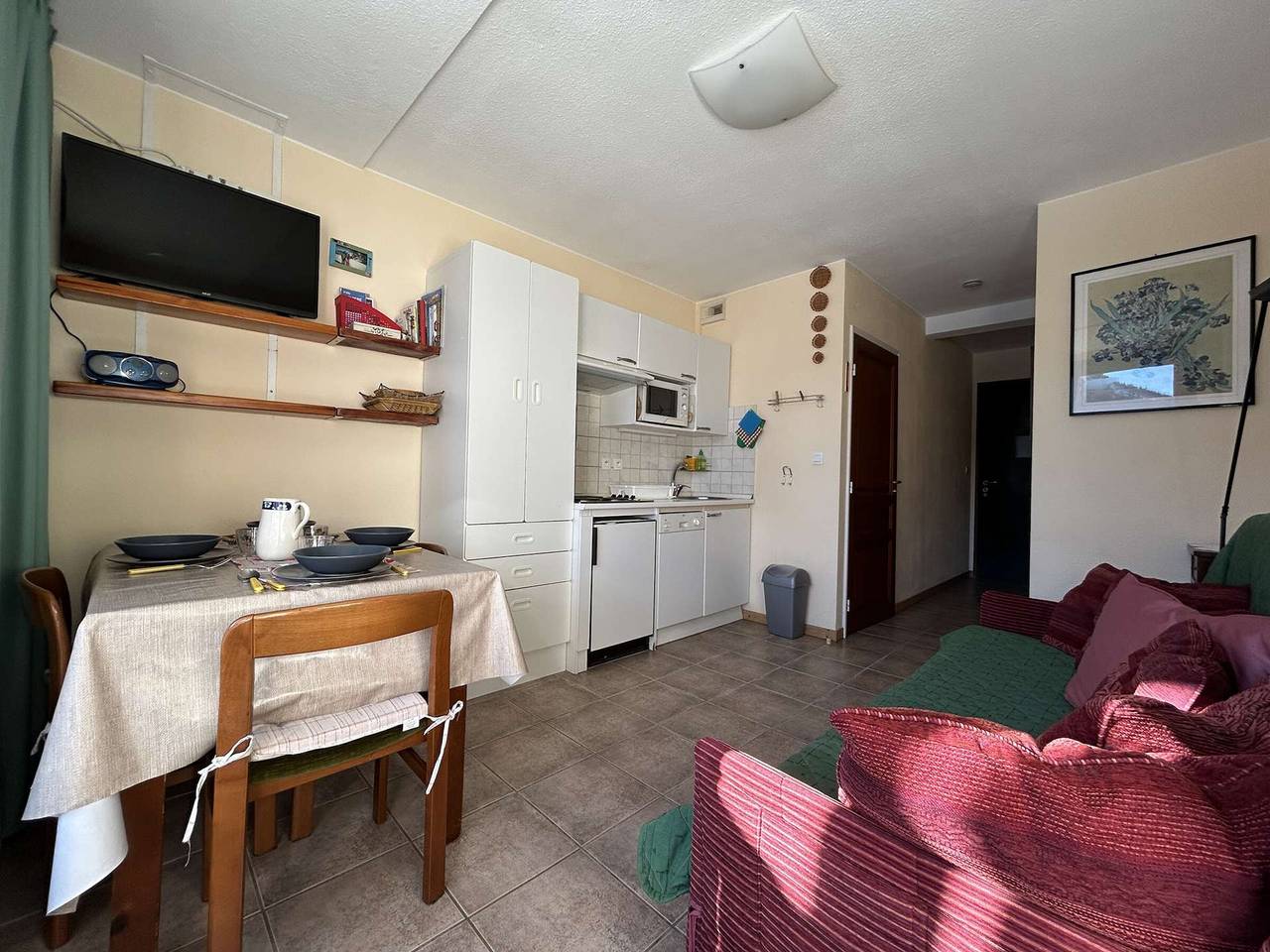 Geheel appartement, Cozy family apartment in Montgenèvre, 3 beds in Montgenèvre, Briançon en omgeving