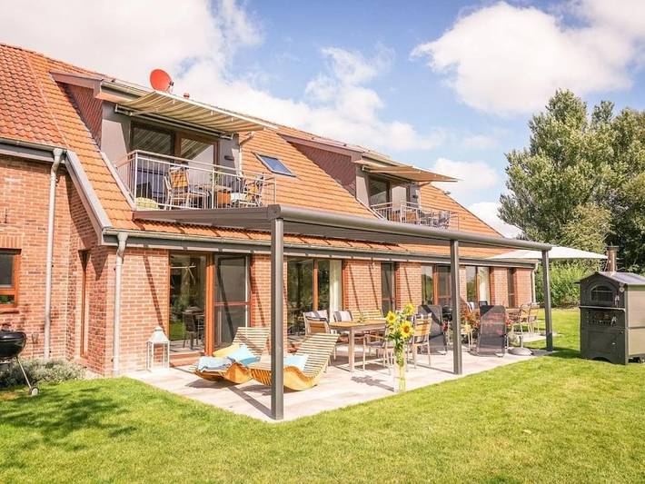 Ferienwohnung für 4 Personen, mit Terrasse und Garten sowie Sauna und Ausblick in Unterweser - 4