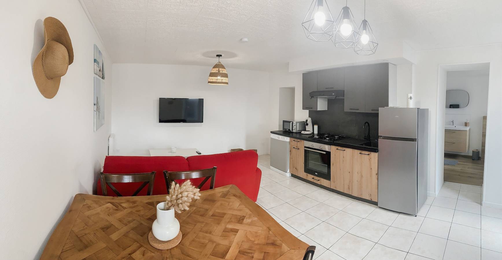 Escapade in Pirou: Le Chardon – Charmantes Ferienhaus nahe Strand in Pirou, Coutances und Umgebung