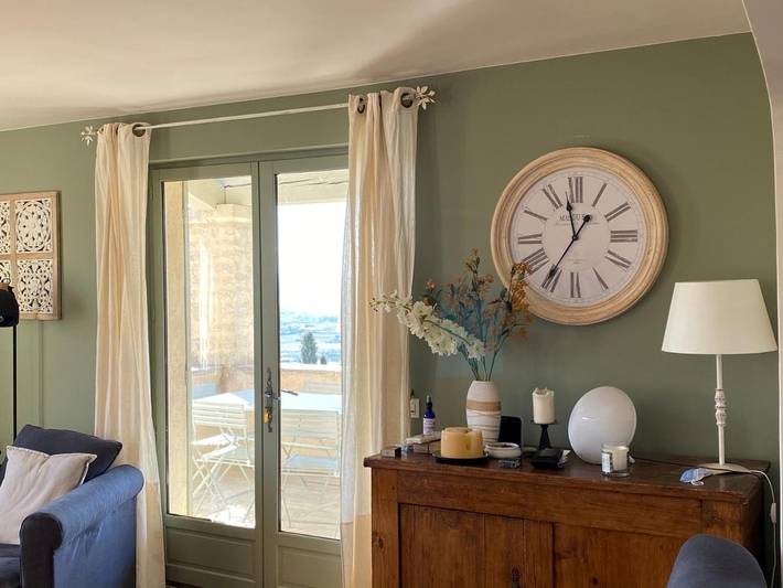 Location de vacances pour 13 personnes, avec jardin ainsi que vue et piscine, animaux acceptés à Le Barroux - 4