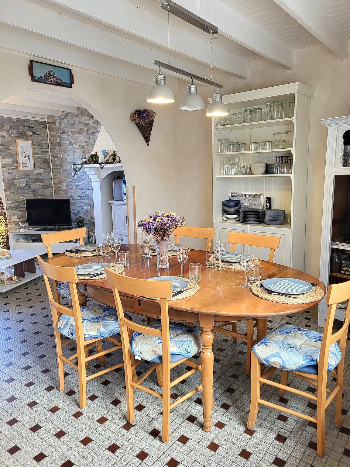 Gîte la rosa de los vientos: casa entre mar y campo in Pirou, Coutances y alrededores