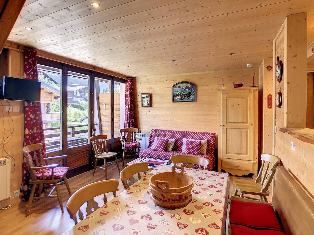 Apartamento entero, Edelweiss - Apartamento 3 hab, 7 pers - Cerca del centro in Les Gets, Les Portes du Soleil