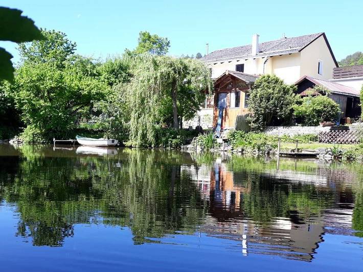 Ferienhaus für 9 Personen, mit Terrasse und Garten sowie Sauna in Eichstätt