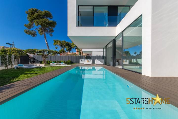 Villa für 6 Personen, mit Balkon und Terrasse sowie Garten und Pool in Playa de Muro
