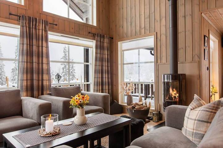 Blockhütte für 7 Personen, mit Balkon - 1