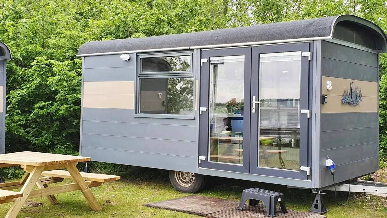 Vakantiehuis voor 3 personen met terras in Nederlandse kust