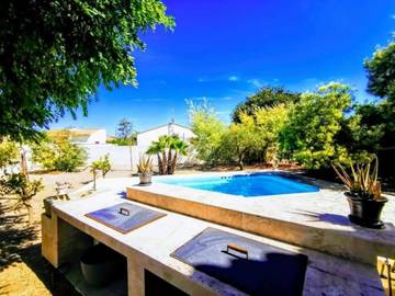 Gîte pour 8 personnes, avec jardin, animaux acceptés à Saint-Nazaire-d'Aude