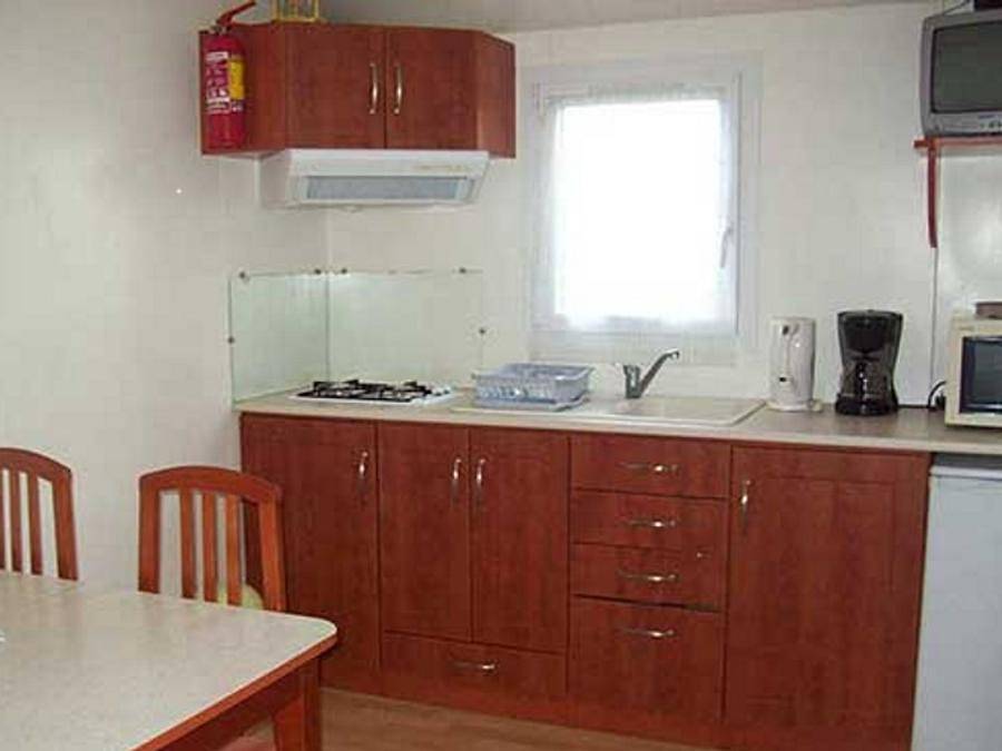 Camping Le Roc  - Mobilheim 2 personen - Mobilheim Essentiel Aubraie - 1 Schlafzimmer in Vairé, Loire-Tal