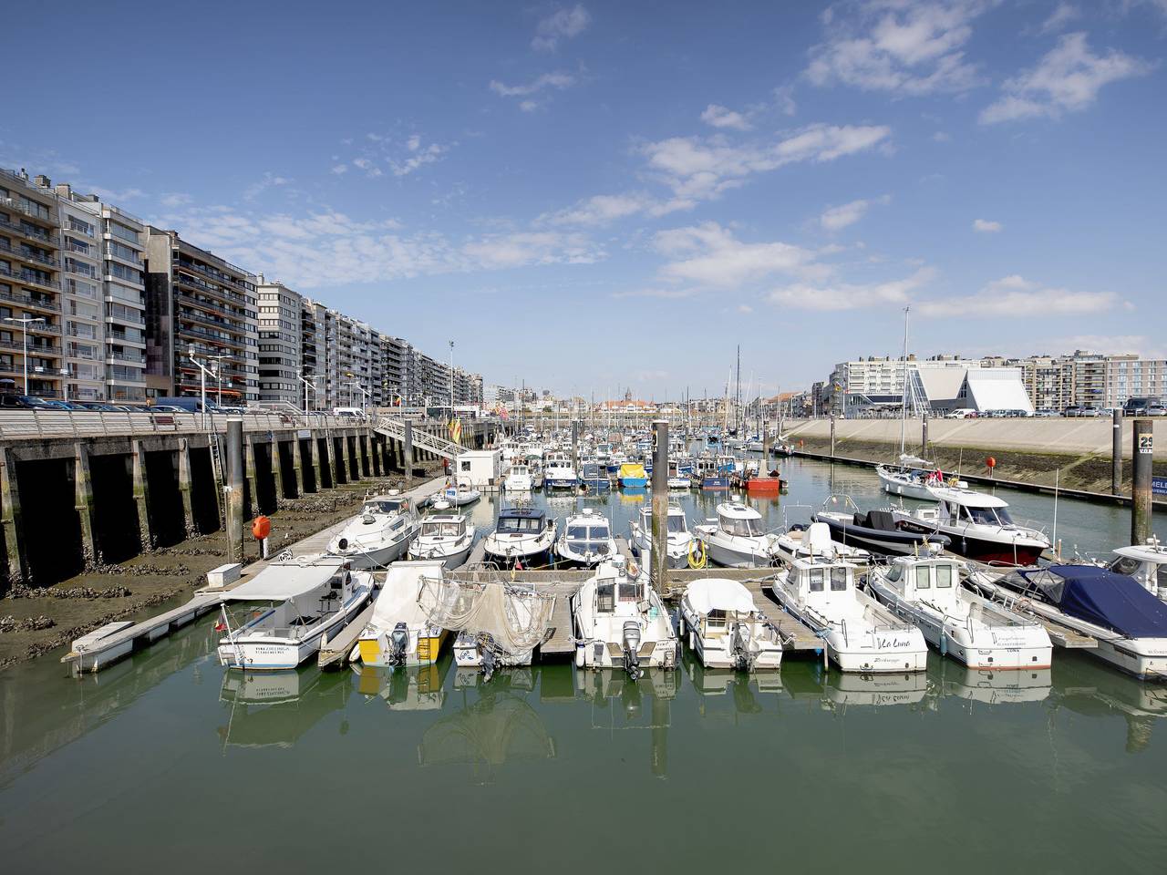 Entire apartment, Bella Iii with harbour view in Blankenberge, Belgian Coast