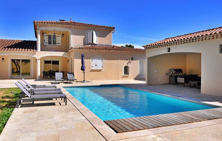 Maison de vacances pour 6 personnes, avec Terrasse et Piscine