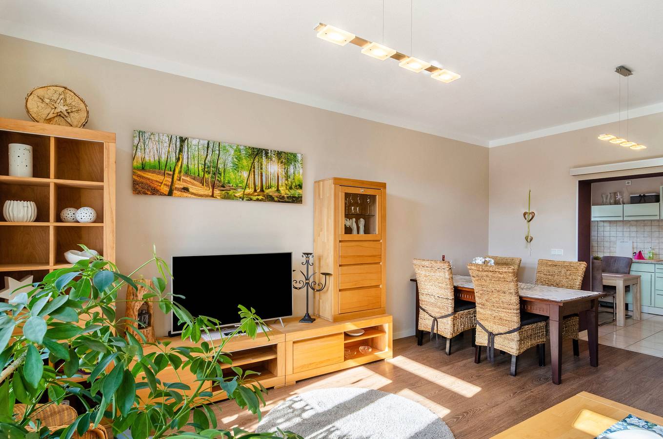Ganze Wohnung, Ferienwohnung 'Theo' mit Bergblick, Gemeinschaftsterrasse und Wi-Fi in Region Eichsfeld