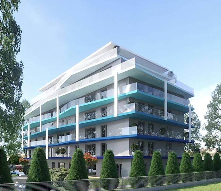 Ferienwohnung für 2 Personen, mit Balkon und Terrasse sowie Garten und Pool