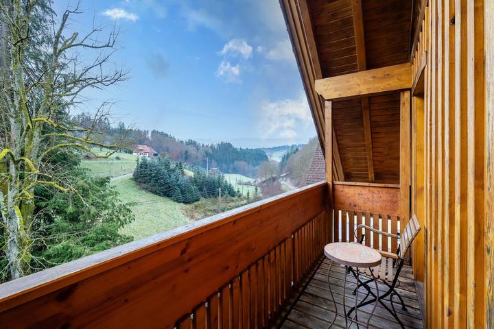 Gîte pour 7 personnes, avec balcon à Oberharmersbach