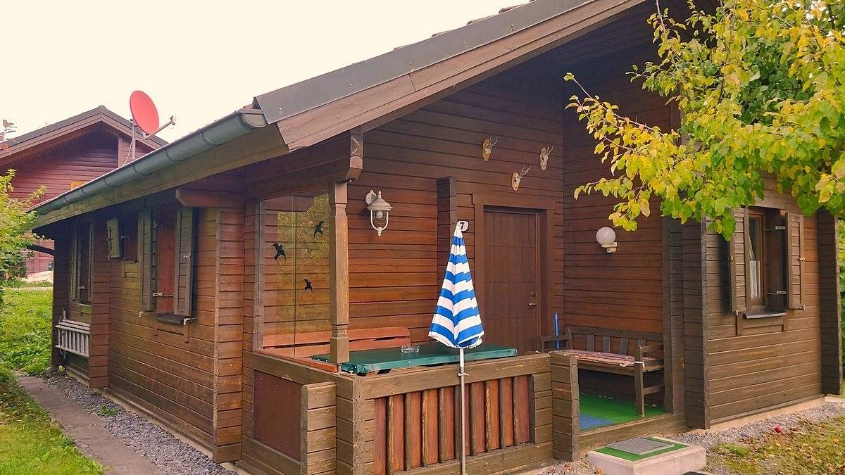 Ferienhaus Nr. 7, Typ B, Feriendorf Jägerpark, Bayerischer Wald in Viechtach, Vorderer Bayerischer Wald