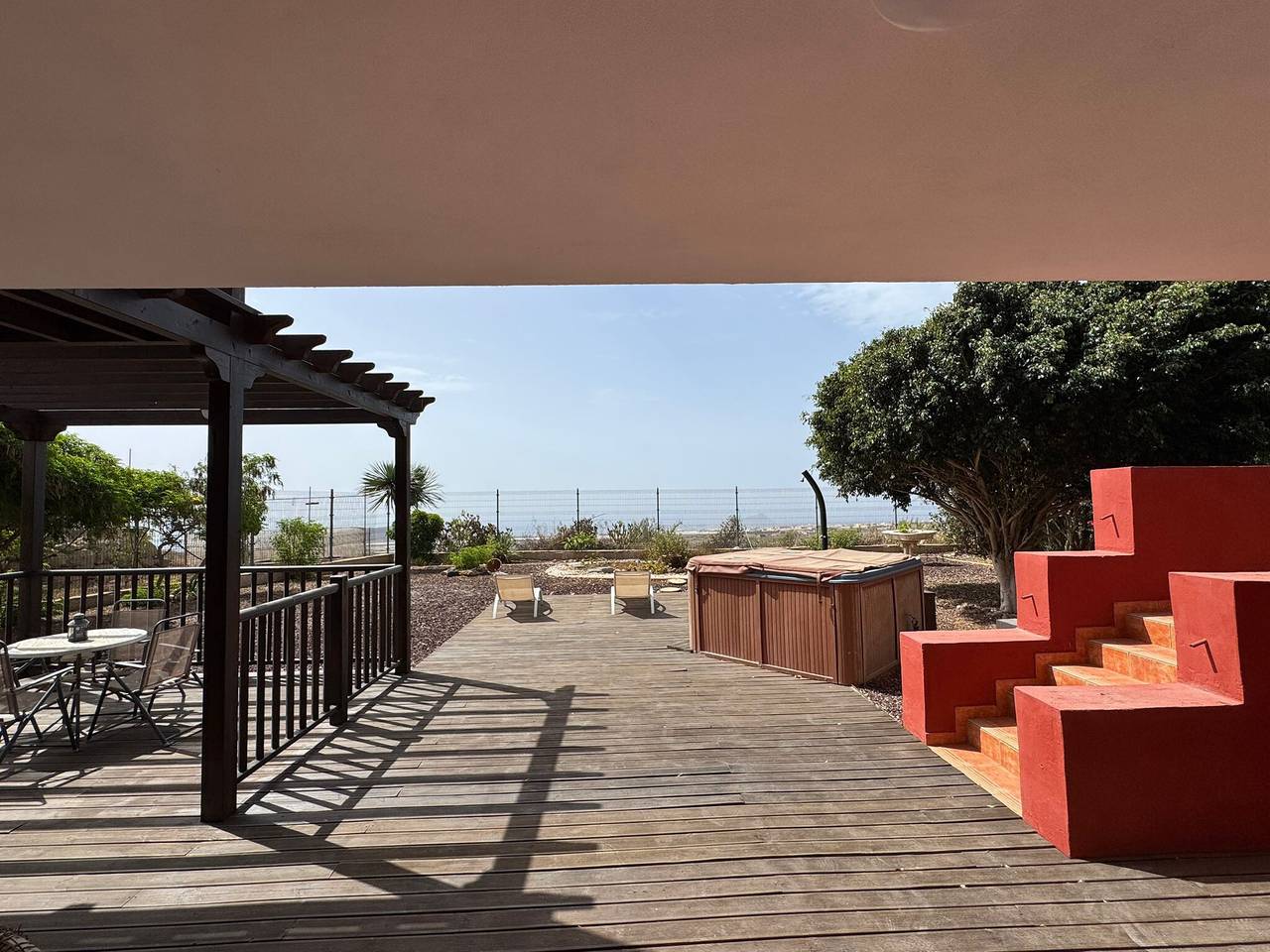 Ferienhaus 'Justo El Desierto' mit Meerblick, Gemeinschaftsterrasse und Wlan in Granadilla de Abona, Teneriffa Süd