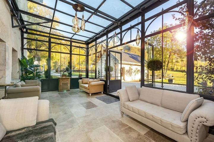 Château pour 20 personnes, avec jardin dans l' Isère - 3